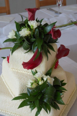 Svatební dort - září 2012