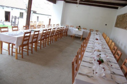 Svatební tabule pro 60 hostů - září 2012