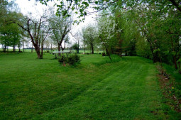 Zahrada - střední část a cesta - květen 2013