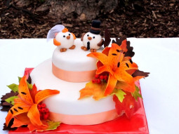 Svatební dort podzim