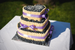 _Borůvkový svatební dort